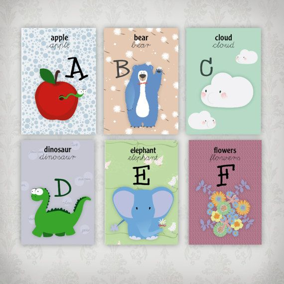English Alphabet Cards To Print For Schools And Home Alphabet  Etsy avec Alphabet En Anglais A Imprimer 