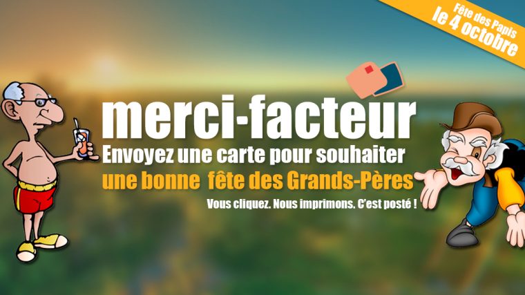 Épinglé Par Merci-Facteur Sur Fête Des Grands-Père, Carte Fête Des pour Fetes Des Grands Peres