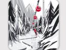 Épinglé Par Valerie Benand Sur Peuf  Dessin Ski, Decoration Montagne à Dessin Ski