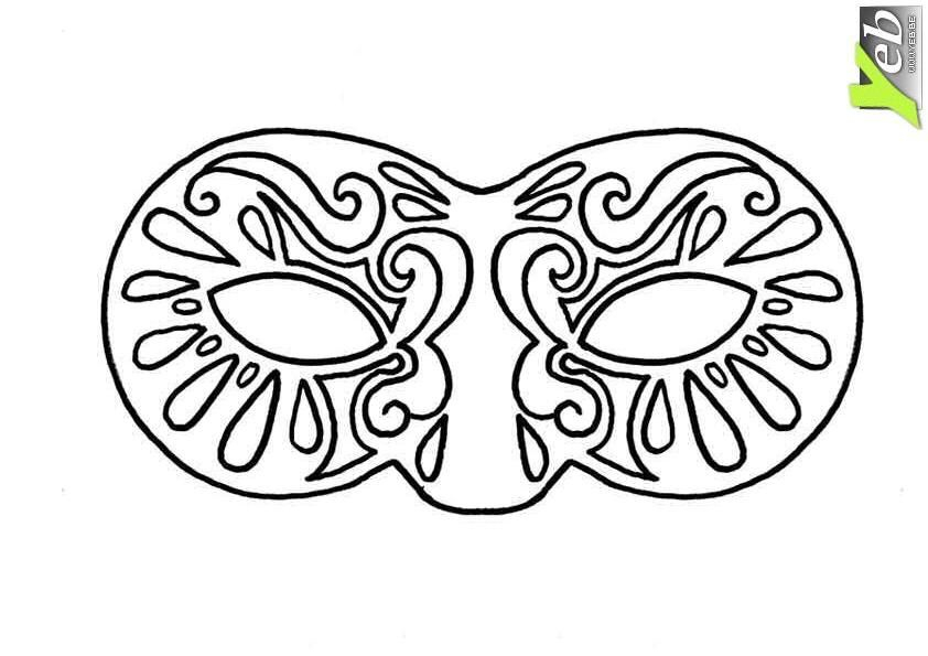 Épinglé Sur Dessin concernant Masque Carnaval À Imprimer