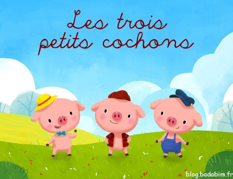 Épinglé Sur Les Plus Beaux Contes Classiques Sont Sur Badabim concernant Trois Petit Cochon Conte