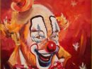Épinglé Sur Peinture À L'Huile destiné Dessin De Clown Facile