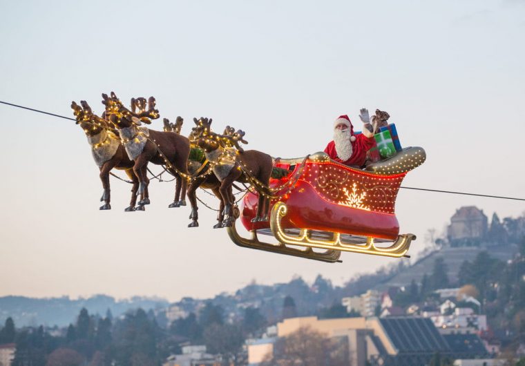 Et Si Le Père Noël Arrivait Autrement Qu'En Traîneau pour Père Noel Traineau