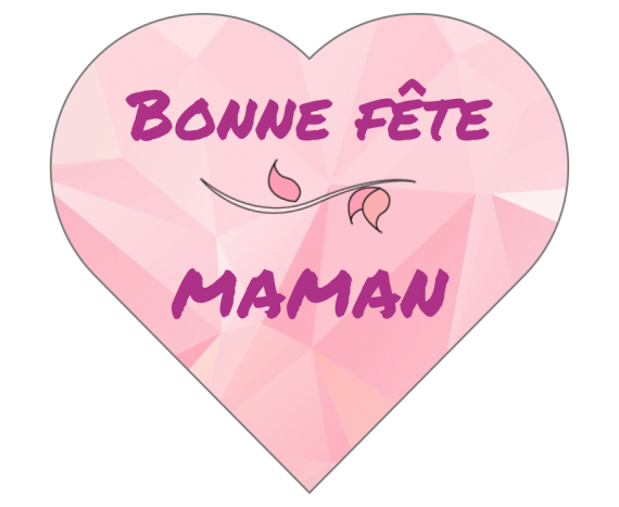 Étiquette Bonne Fête Maman Adhésive En Rouleau serapportantà Carte Anniversaire Maman A Imprimer Gratuit