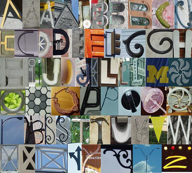 Everyday Alphabet By Tres.jolie, Via Flickr  Art Plastique, Art, Lettre A intérieur Alphabet Jolie Lettre