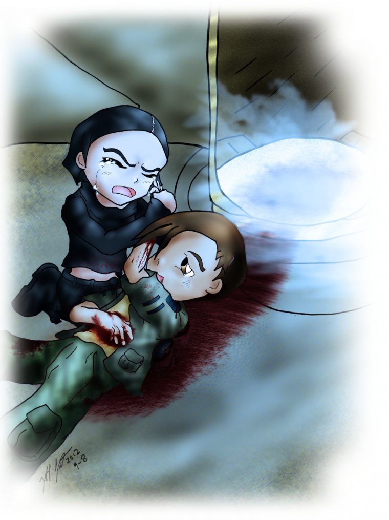 Fanarts > Visionnage : Yumi Et Ulrich Mourant • Code Lyoko – Codelyoko.fr serapportantà Code Lyoko Dessin