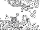 Fête De La Musique  Music Coloring, Music Doodle, Love Coloring Pages destiné Coloriage De Musique