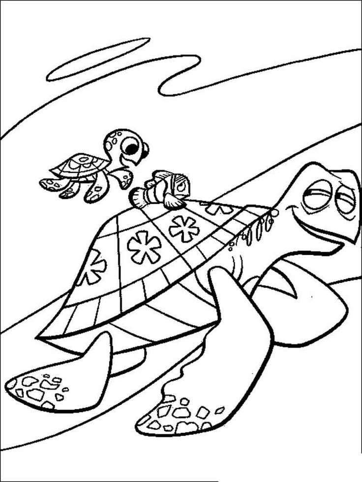 Finding Nemo Coloring Pages Free Mask  Nemo Coloring Pages, Finding intérieur Dessin Nemo 