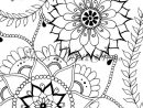 Fleur De Coloriage Page Coloriage Mandala Mandala Fleur  Etsy dedans Coloriage Fleur À Imprimer