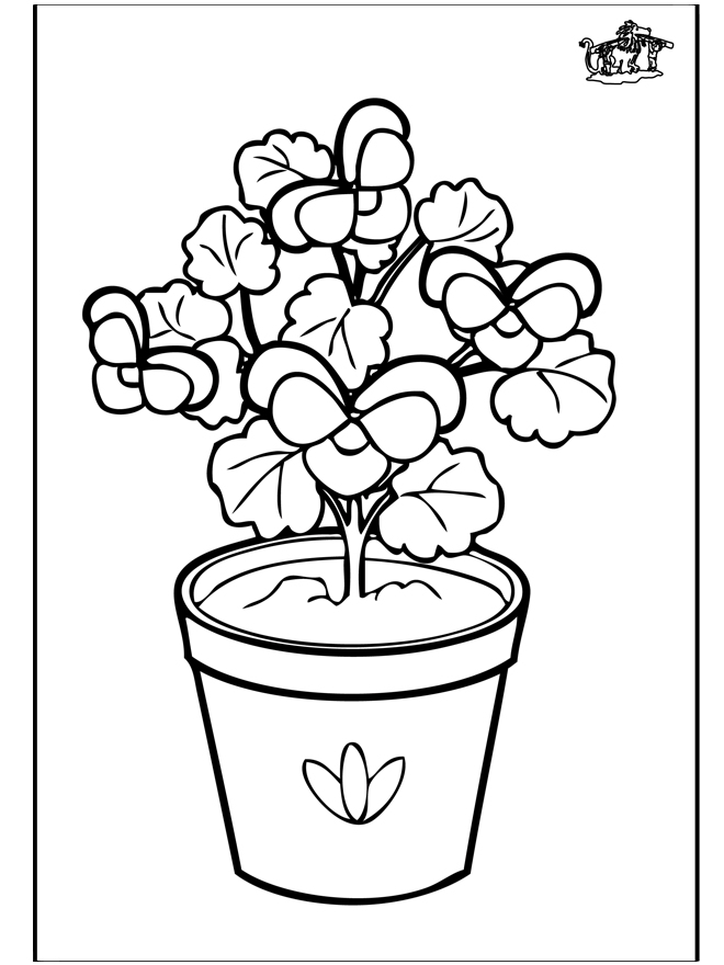 Fleurs 6 – Coloriages Fleurs serapportantà Des Dessins De Fleurs