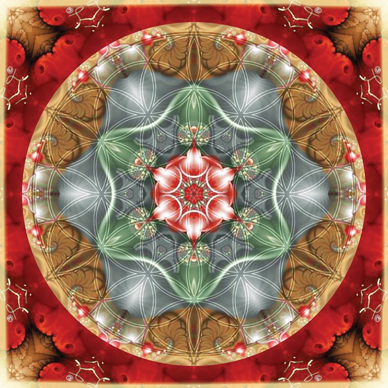 Flower Of Life Mandala 2 – Artwork By Atmara tout Des Mandalas