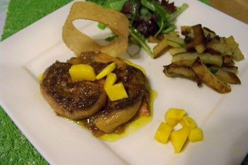 Foie Gras Poêlé Sur Lit De Chutney De Mangues + Pommes De Terre avec Comment S Appelle Le Petit De L Oie