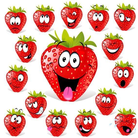 Fraise  Fraise Dessin, Dessin Aliment, Vecteur Gratuit dedans Dessin De Fraise 