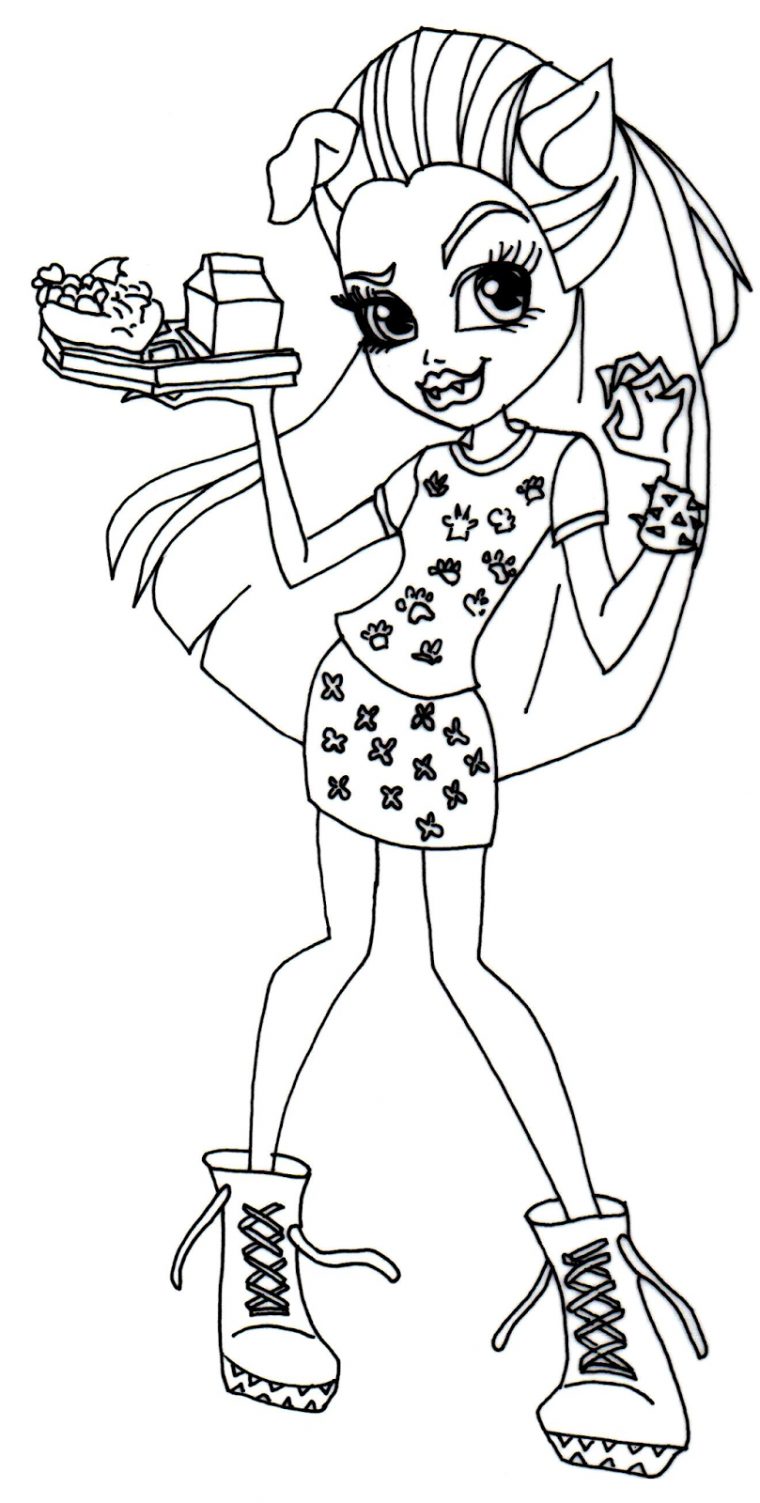 Free Printable Monster High Coloring Pages: June 2014 concernant Coloriages Monster High