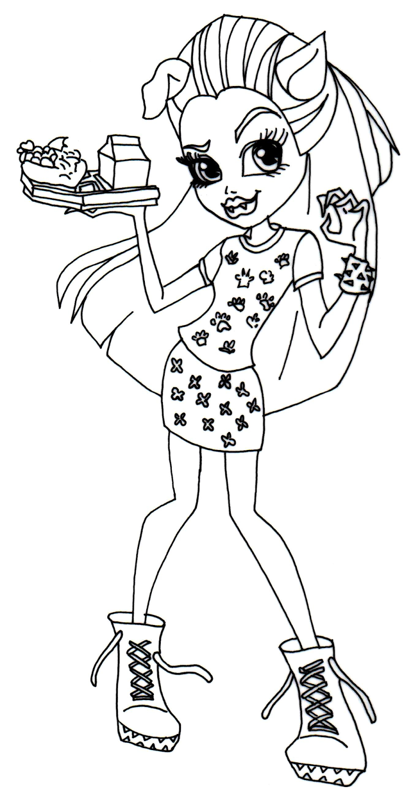 Free Printable Monster High Coloring Pages: June 2014 concernant Coloriages Monster High 