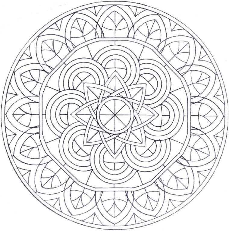 Génial Coloriage De Mandala A Colorier Sur L Ordinateur  Imprimer Et pour Dessin À Colorier Sur Ordinateur Gratuit