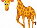 Girafe Dessin Animé Isolé Sur Blanc — Image Vectorielle Brgfx © #154472258 serapportantà Girafe Dessin