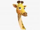 Giraffe-Cartoon Clipart Image 16 600×600 Pixels - Tete De Girafe Dessin pour Girafe Dessin