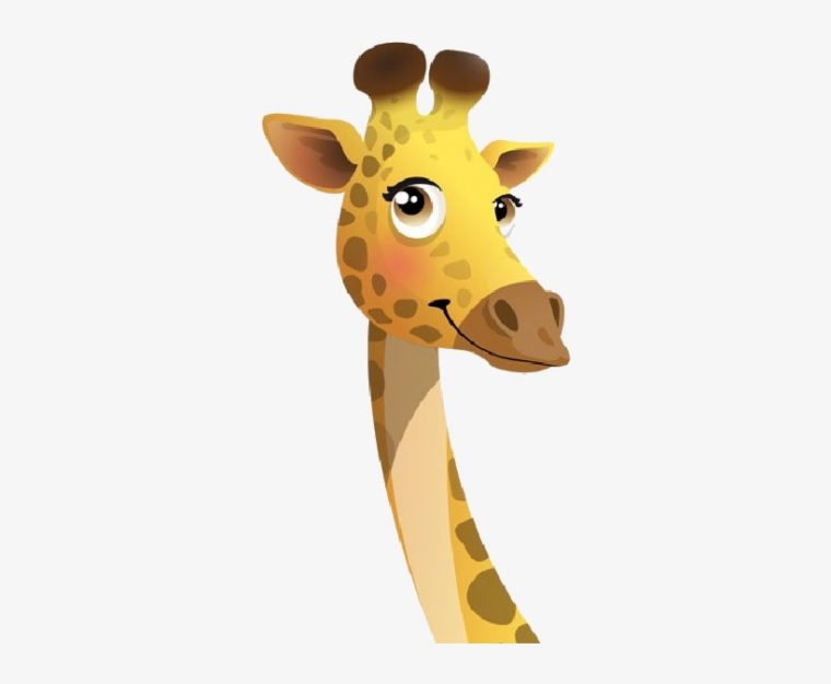 Giraffe-Cartoon Clipart Image 16 600×600 Pixels – Tete De Girafe Dessin pour Girafe Dessin