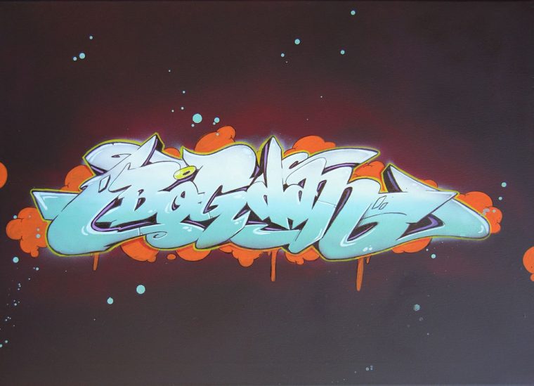 Graffiti Sur Toile Avec Son Nom encequiconcerne Graffiti Prenom Gratuit