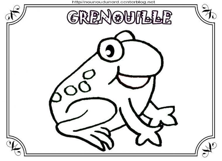 Grenouille Coloriage, À Gommettes, En Couleur concernant Grenouille Coloriage