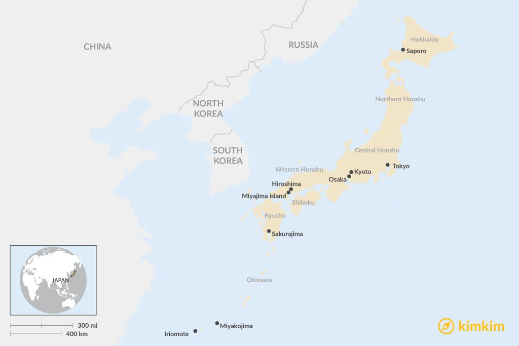Guide To Japan'S Main Regions  Kimkim avec Region Japon