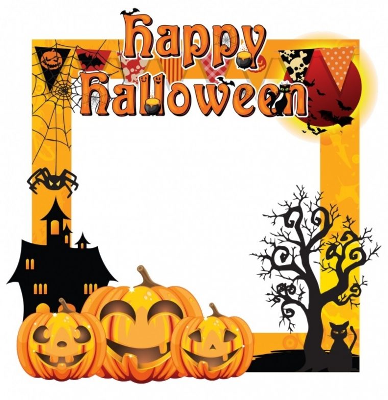 Halloween Frame 2 Medium Size  Party Box à Photo Halloween Gratuit