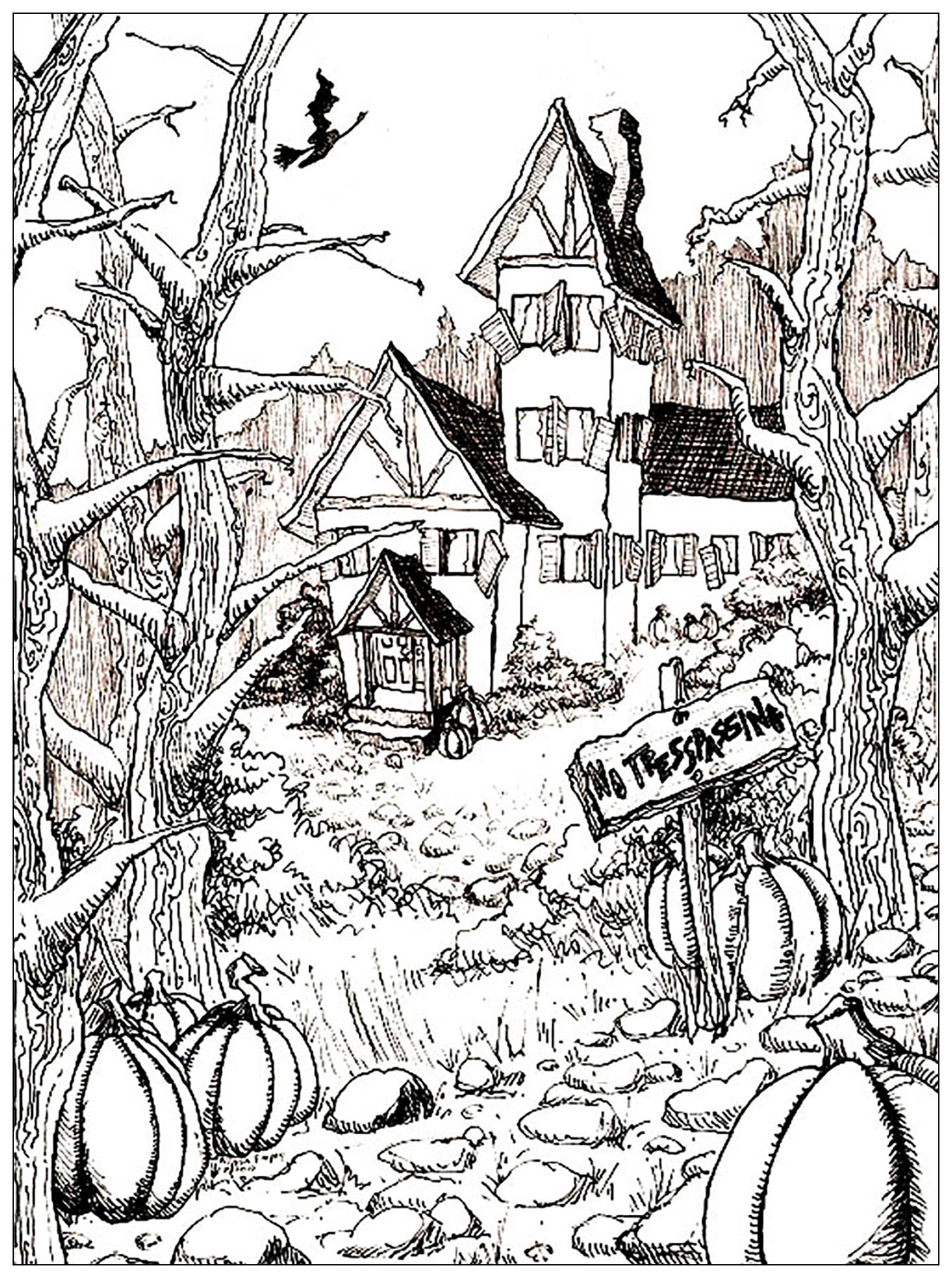 Halloween Free To Color For Children - Halloween Kids Coloring Pages intérieur Dessin De Halloween