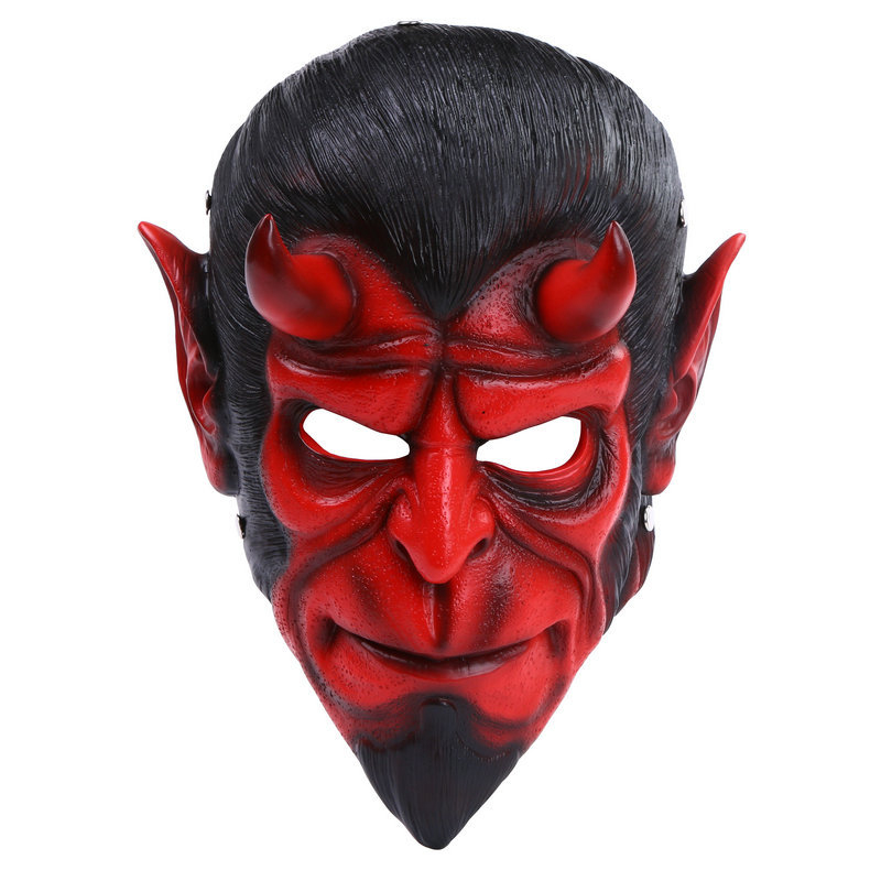 Hellboy Mask Halloween Cosplay Party Adult Terror Scary Mask Realistic tout Modele Masque Halloween 