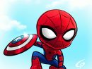 Hi-Everyone-By-Gad  Spiderman Cartoon, Chibi Spiderman, Marvel Drawings à Dessin Animé De Spiderman