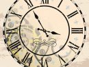 Horloge Chiffre Romain Dessin — Lamichaure concernant Coloriage Horloge
