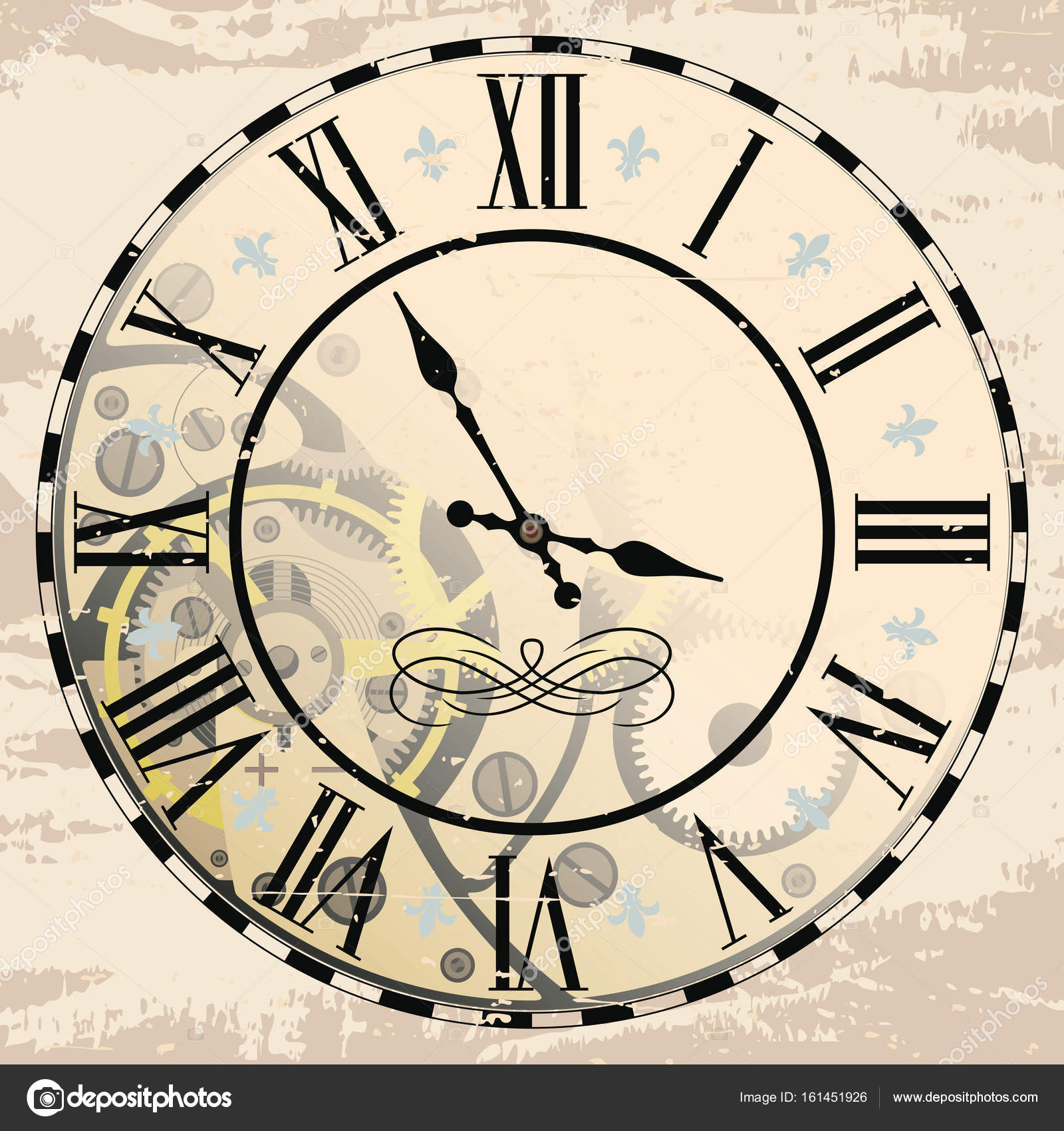 Horloge Chiffre Romain Dessin — Lamichaure concernant Coloriage Horloge 