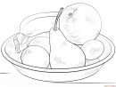 How To Draw A Bowl Of Fruits  Step By Step Drawing Tutorials  Fruit pour Fruit A Dessiner