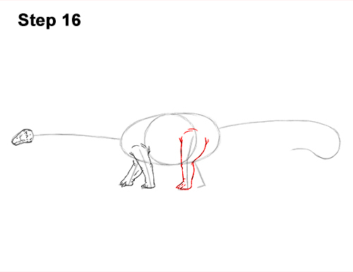 How To Draw A Diplodocus Video &amp;amp; Step-By-Step Pictures pour How To Draw A Diplodocus 