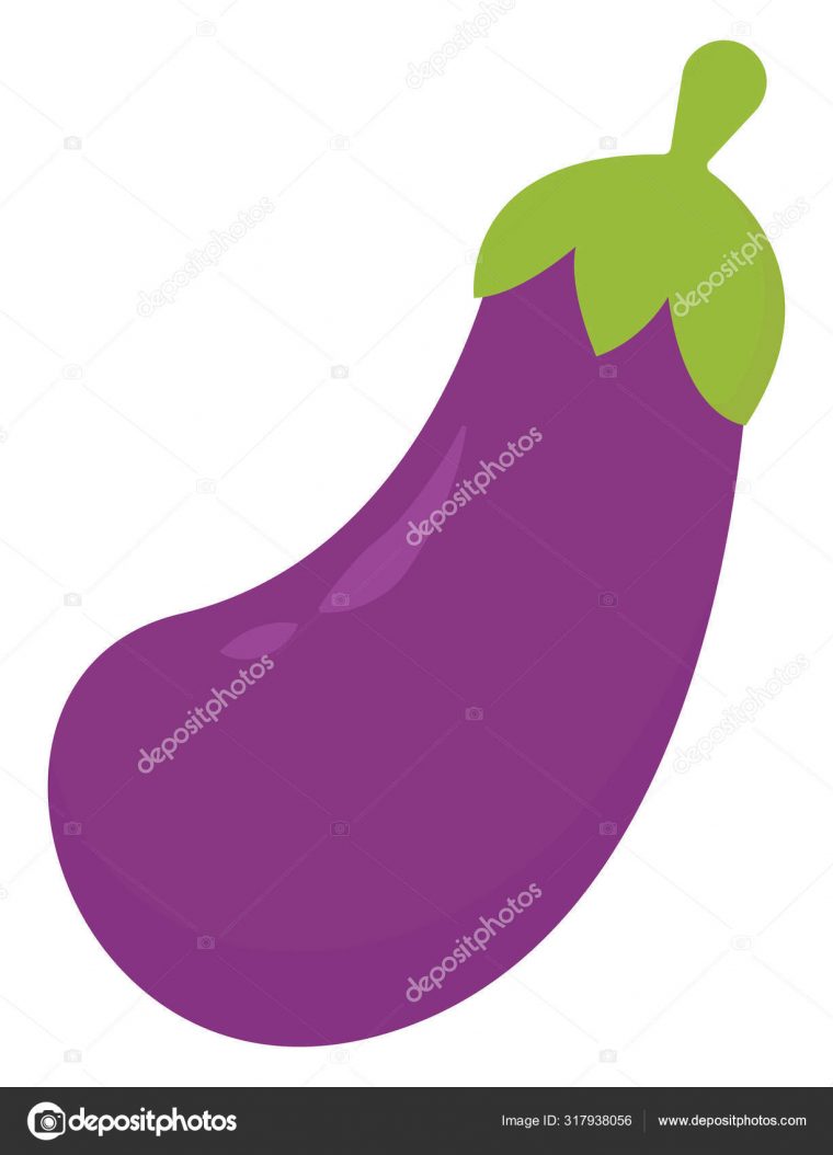 Icône De L'Aubergine. Signe Alimre. — Image Vectorielle Morphart serapportantà Dessin Aubergine