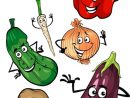 Illustration De Dessin Animé De Légumes  Vecteur Premium serapportantà Dessin De Legumes
