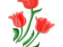 Illustration De Vecteur Des Tulipes Rouges Illustration De Vecteur encequiconcerne Dessin De Tulipe