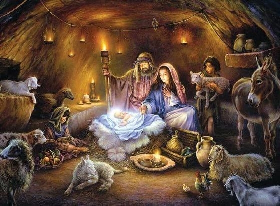 Image Jésus : Naissance Dans La Crèche, Noel avec Image Naissance De Jesus 