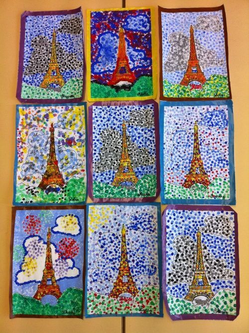 Image Result For Projet Art Tour Eiffel  Tour Eiffel Dessin avec Tour Eiffel Enfant