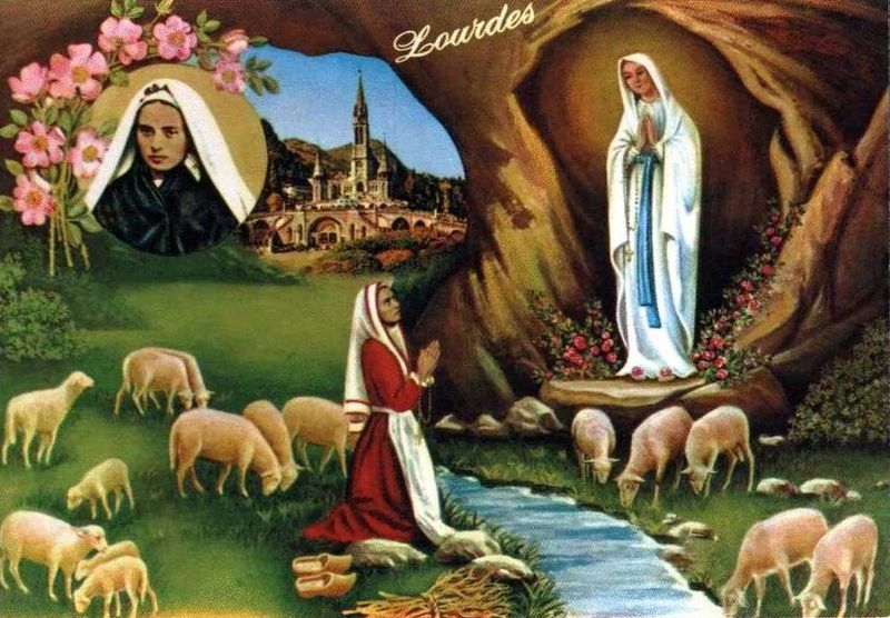 Images Pieuses Notre Dame De Lourdes pour Images Pieuses Gratuites 