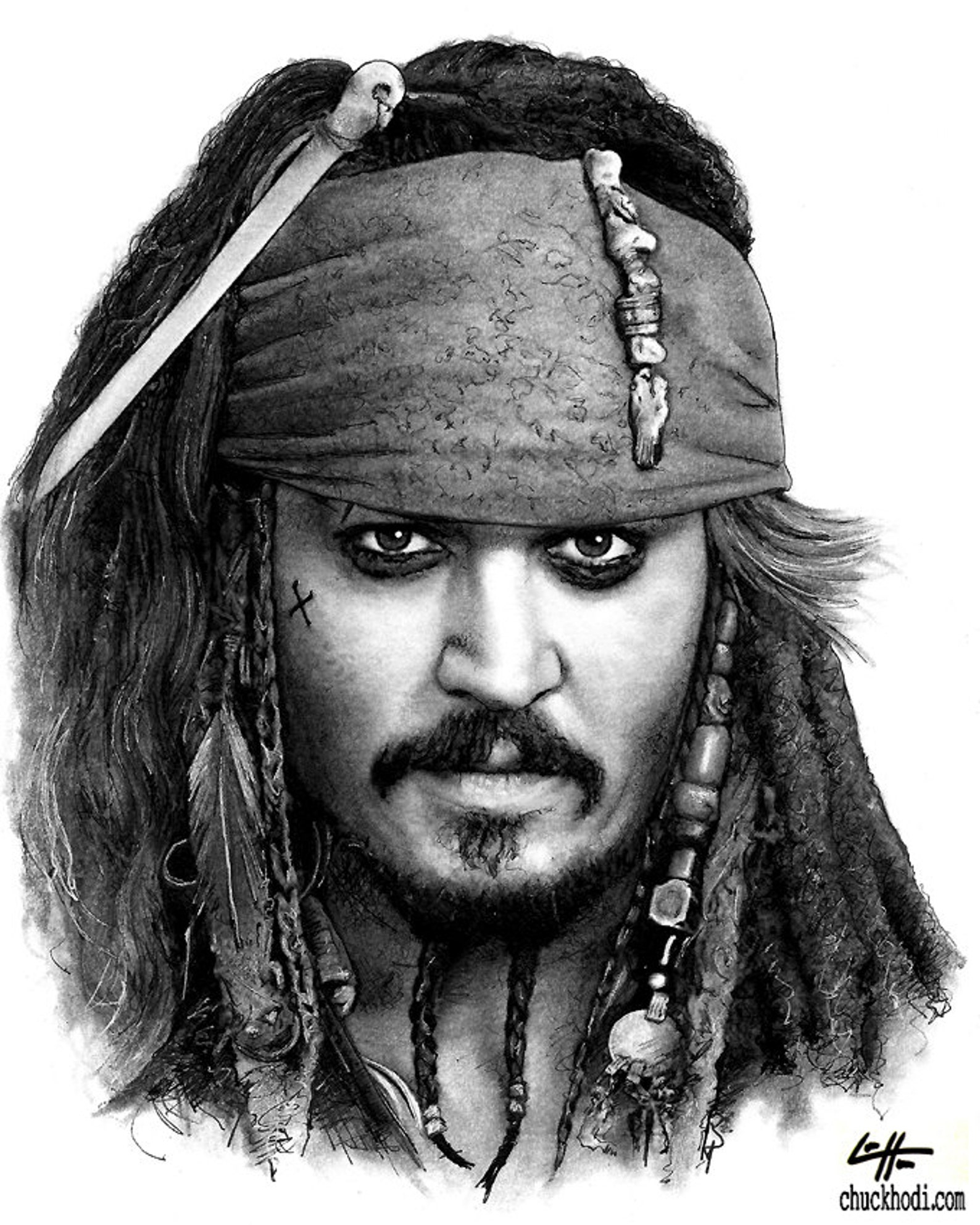 Imprimer 8X10 Captain Jack Sparrow Pirates Des Caraïbes  Etsy encequiconcerne Jack Sparrow Dessin 