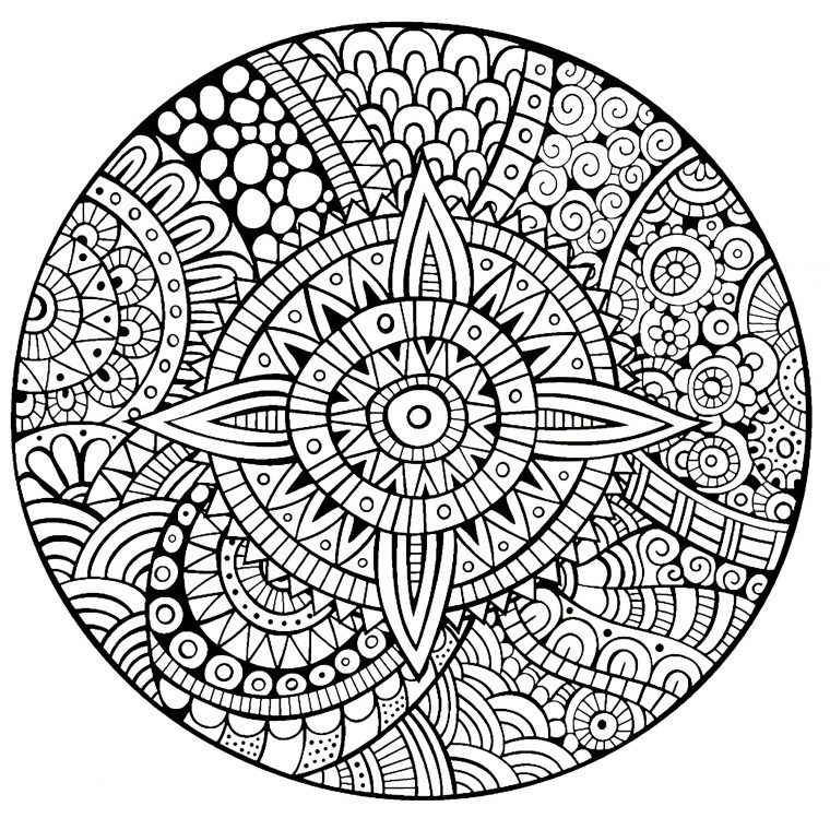 Inspiration Coloriage Mandala Tres Difficile  Imprimer Et Obtenir Une concernant Mandalas À Imprimer Gratuit