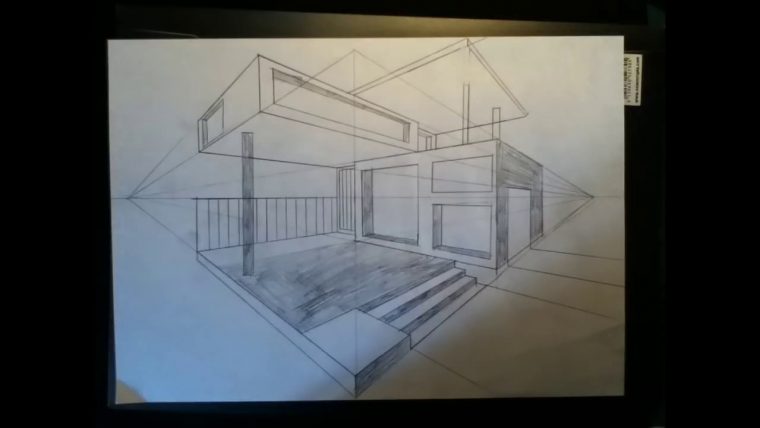 Irl#  Tuto Comment Dessiner Une Maison En Perspective – à Dessin De Belle Maison