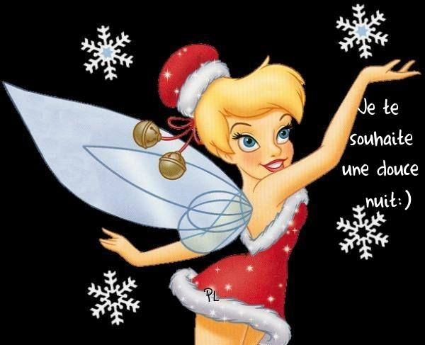 Je Te Souhaite Une Douce Nuit :)  Animated Christmas, Disney Christmas tout Clochette Et Sa Soeur