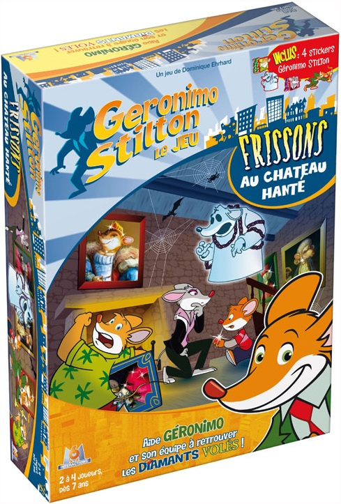 Jeu Geronimo Stilton, Frissons Au Château Hanté, Jeu De Société Asmodee à Www Geronimo Stilton