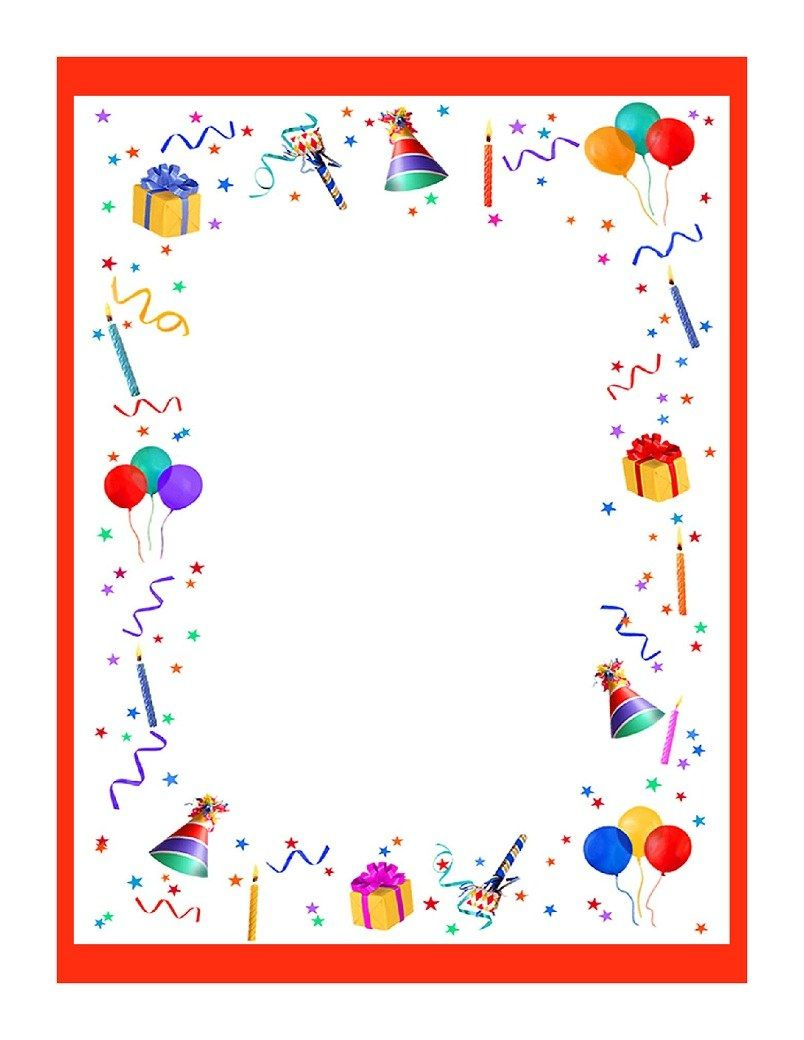 Joli Papier A Lettre Anniversaire Imprimable Gratuitement  Cartes à Etiquette Bon Anniversaire Gratuite A Imprimer 