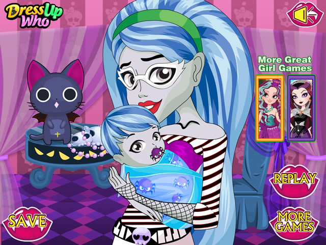 Jouer À Ghoulia Yelps Enceinte - Jeux Gratuits En Ligne Avec Jeux avec Monster High Jeux En Ligne