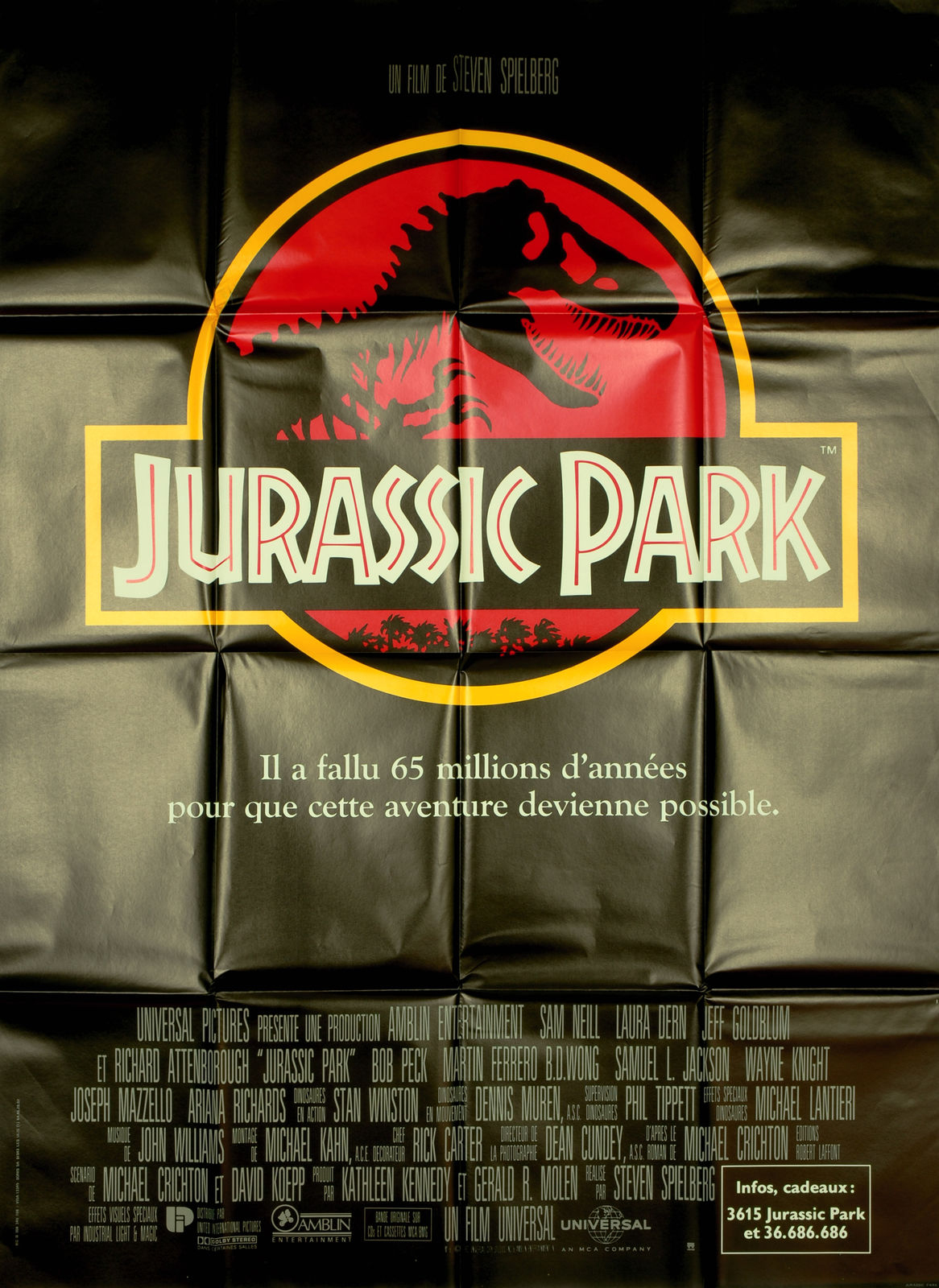 Jurassic Park  Affiche-Cine avec Affiche Jurassic Park