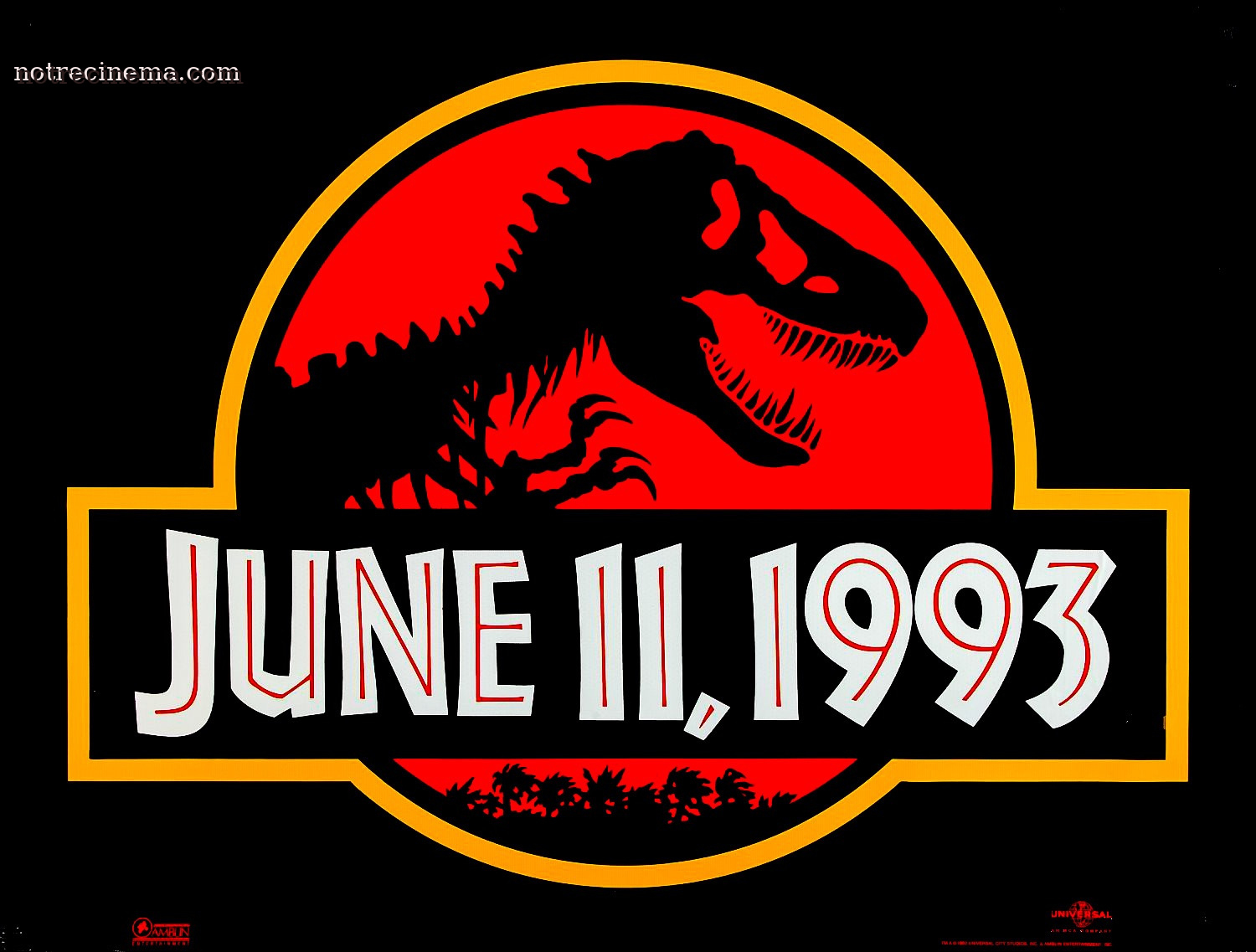 Jurassic Park concernant Affiche Jurassic Park
