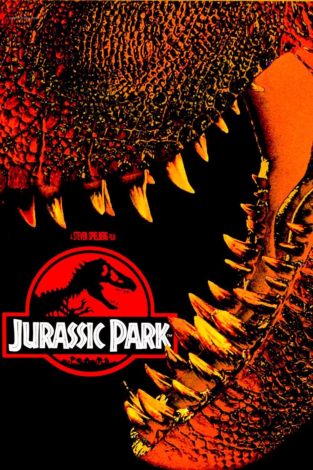 Jurassic Park encequiconcerne Jurassic Park Affiche 